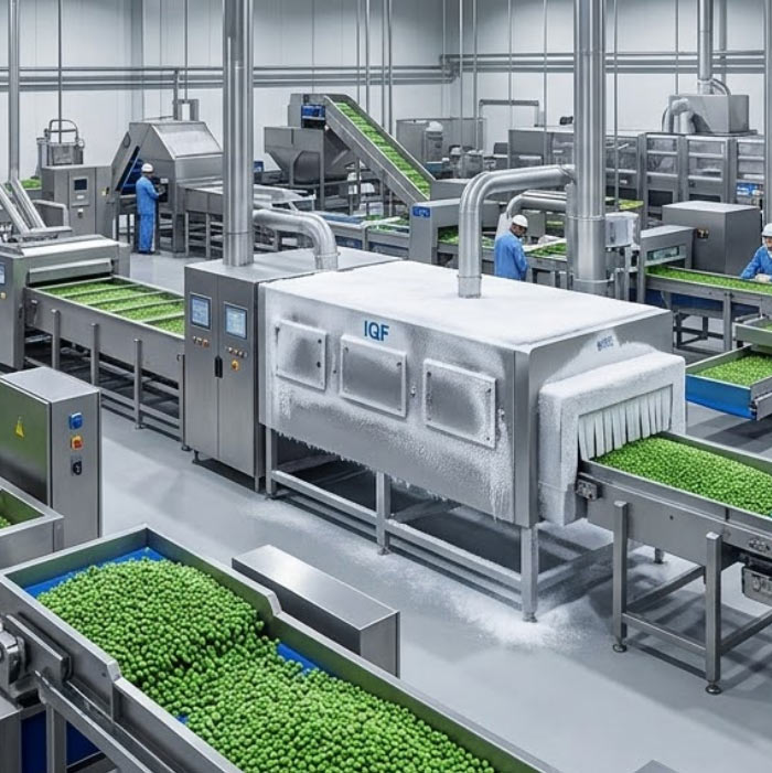 Frozen Peas Plant Turnkey Manufacturers in Bangalore